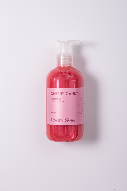 Гель для душа с ароматом цветов вишни CHERRY CANDY от бренда Tasha, 250 мл