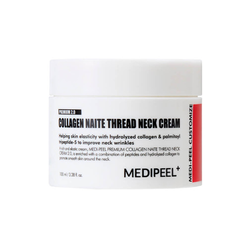 Лифтинг-крем для шеи и зоны декольте с пептидами и коллагеном Medi-Peel Premium Collagen Naite Thread Neck Cream 2.0, 100 мл