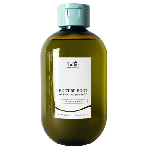 Активирующий освежающий шампунь для жирной кожи головы Lador Root Re-Boot Activating Shampoo Cica & Tea Tree, 300 ml