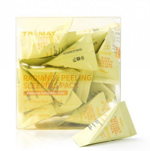 Ночная маска для сияния кожи в пирамидках Trimay Radiance Peeling Sleeping Pack