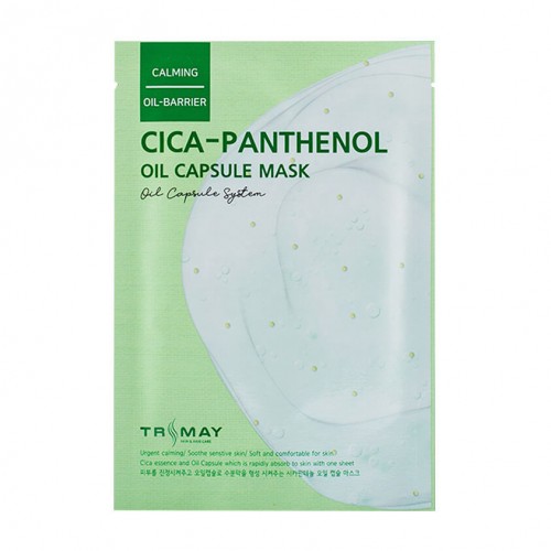 Успокаивающая тканевая маска с центеллой Trimay Cica-Panthenol Oil Capsule Mask