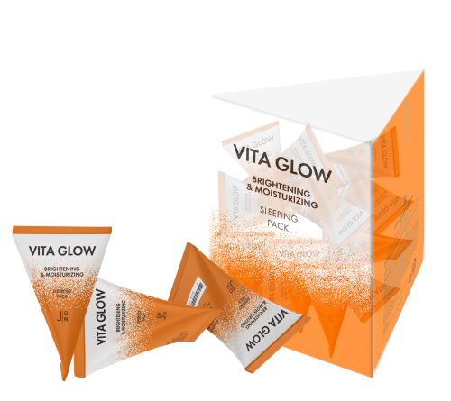 Ночная маска для лица с витаминным комплексом в пирамидках Vita Glow Sleeping Pack