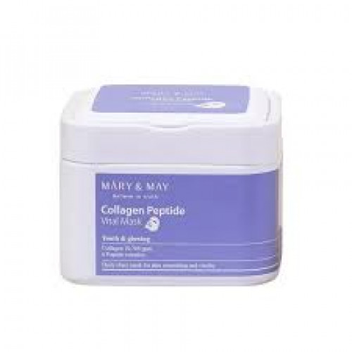 Mary& may collagen peptide vital mask набор тканевых масок с пептидами 30шт