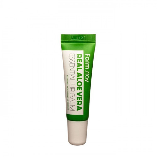 Увлажняющий бальзам-эссенция для губ с соком алое FarmStay Real Aloe Essential Lip Balm, 10 мл