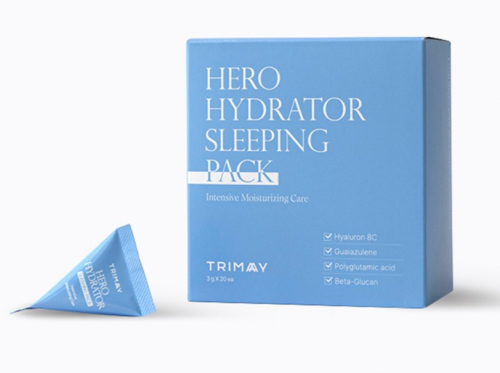 Ночная маска из 8 видов гиалуроновой кислоты для глубокого увлажнения Trimay Hydrator sleeping pack, 3 g